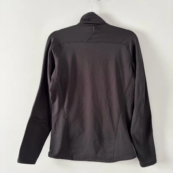 Haglofs Men’s Alder Jacket Full-Zip Lightweight Textured Zip Pockets Black